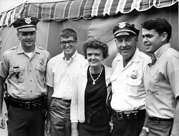 Medina Police Chief Homer Davis - County Fair 1968