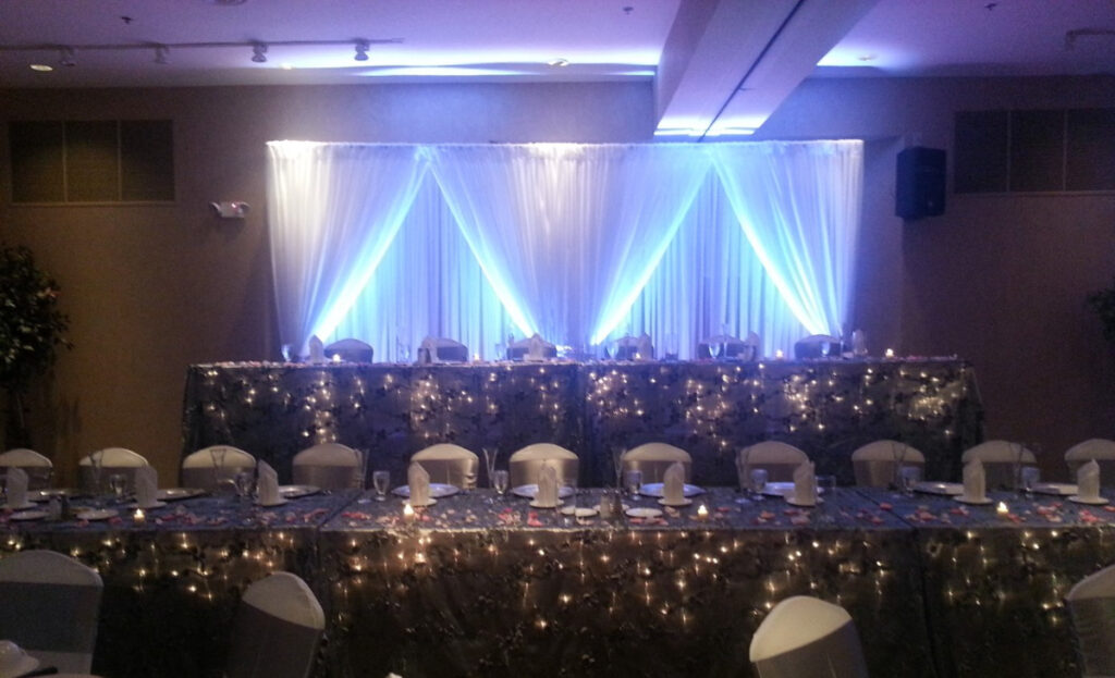 Wedding Venue - Stage Lighting - The Galaxy Banquet Center
